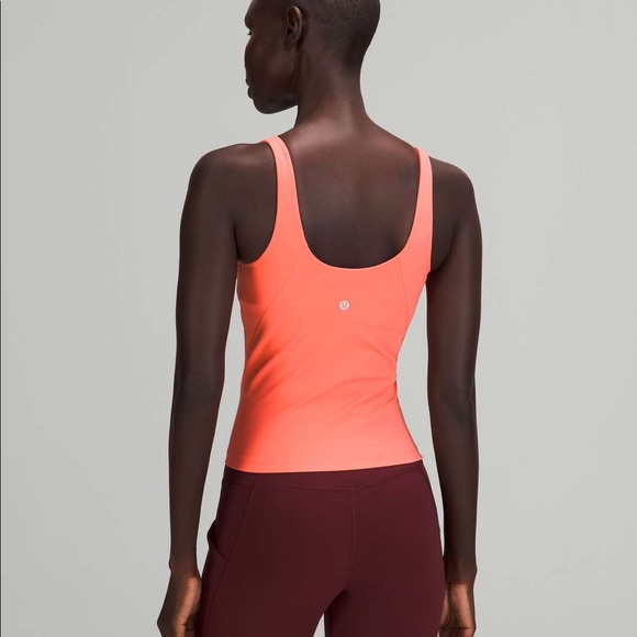 Lululemon Align Waist-Length Tank Top Raspberry Cream RPCR SIZE 10 12 - Picture 3 of 4